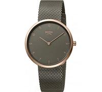 Boccia Orologio da donna analogico al quarzo 32013703, grigio/oro rosa, misura unica, Bracciale