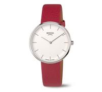 Boccia Titanio 3327-01 Orologio da Donna Titan Vegan Apple-Skin Rosso