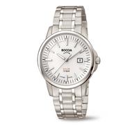 BOCCIA Titanio 3643-03 Orologio Da Uomo Solare Vetro Zaffiro Bianco Ø40mm