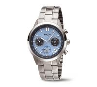Boccia Titanium 3737-01 Orologio Solare Da Uomo Cronografo Azzurro Ø40,6Mm
