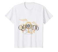 Boccino d'oro di Quidditch 2025 di Harry Potter Maglietta, Bambini, Bianco, 2 Anni