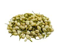 Boccioli Interi di Gelsomino Essiccati Premium 25g-1,95Kg | 100% Puri, Senza Additivi né Coloranti Artificiali | Erba Aromatica | Jasminum officinale (25 grammi)