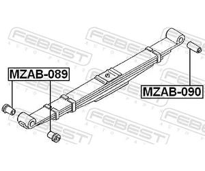 Boccola balestre anteriore MZAB-089 FEBEST