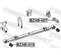 Boccola balestre davanti all'assale BZAB-019 FEBEST per MERCEDES-BENZ VW