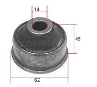 Corteco Supporto braccio oscillante 80000099 per Peugeot 206 Hatchback/SW/CC/Berlina