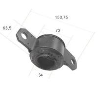 Boccola braccio oscillante 80001549 CORTECO per PEUGEOT CITROËN