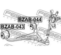 FEBEST BZAB-043 Supporto braccio oscillante