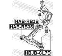Boccola braccio oscillante anteriore HAB-RB3S FEBEST