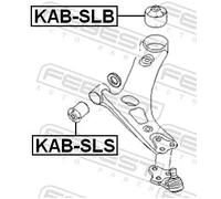 Boccola braccio oscillante anteriore KAB-SLS FEBEST per KIA HYUNDAI
