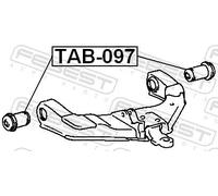 Boccola braccio oscillante anteriore TAB-097 FEBEST per TOYOTA 4 RUNNER II