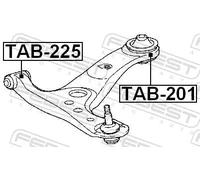Boccola braccio oscillante anteriore TAB-225 FEBEST per TOYOTA AVENSIS VERSO