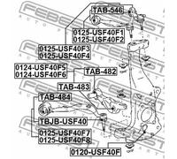 Boccola braccio oscillante anteriore TAB-484 FEBEST per LEXUS LS