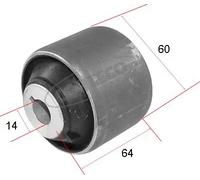 Boccola braccio oscillante Assale anteriore 80005438 CORTECO per VW MULTIVAN T5