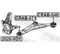 FEBEST Supporto braccio oscillante