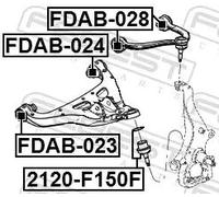 FEBEST FDAB-024 Supporto braccio oscillante