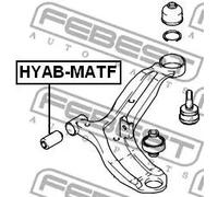 Boccola braccio oscillante Assale anteriore inferiore HYAB-MATF FEBEST