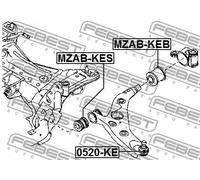 FEBEST MZAB-KEB Supporto braccio oscillante