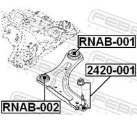 FEBEST RNAB-001 Supporto braccio oscillante
