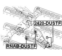 Boccola braccio oscillante Assale anteriore inferiore RNAB-DUSTF FEBEST