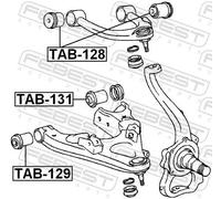 Boccola braccio oscillante Assale anteriore superiore TAB-128 FEBEST per TOYOTA