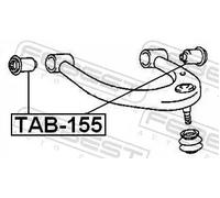Boccola braccio oscillante Assale anteriore superiore TAB-155 FEBEST per TOYOTA