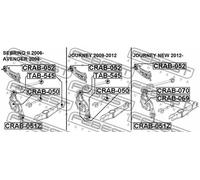 FEBEST CRAB-052 Supporto braccio oscillante