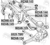 FEBEST MZAB-126 Supporto braccio oscillante