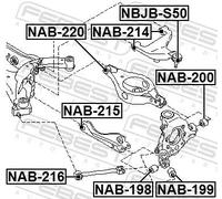 Presa Puntone Posteriore Adatto A per Nissan OE: 551A0-CG000 OE zu Vergl