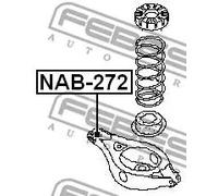 Boccola braccio oscillante Assale posteriore inferiore NAB-272 FEBEST per NISSAN