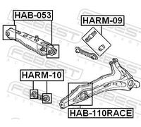 FEBEST HAB-110RACE Supporto braccio oscillante