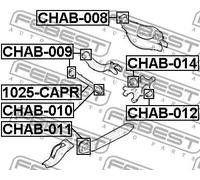 FEBEST CHAB-009 Supporto braccio oscillante per OPEL ANTARA per GMC Terrain I