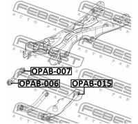 FEBEST OPAB-015 Supporto braccio oscillante