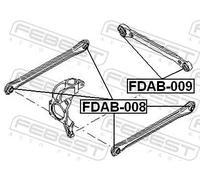 Boccola braccio oscillante bilaterale FDAB-008 FEBEST per FORD JAGUAR CHRYSLER
