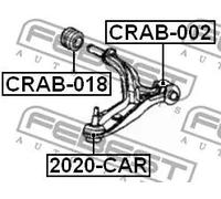 Boccola braccio oscillante Dx CRAB-018 FEBEST per CHRYSLER DODGE