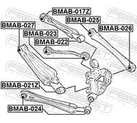 Boccola braccio oscillante interno BMAB-027 FEBEST per BMW X3 X4