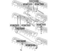 Boccola braccio oscillante interno HYAB-TUC5 FEBEST per KIA HYUNDAI