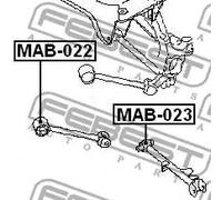 Boccola braccio oscillante interno MAB-023 FEBEST per MITSUBISHI GALANT VIII
