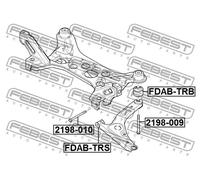 Boccola braccio oscillante posteriore FDAB-TRB FEBEST per FORD TRANSIT Autobus