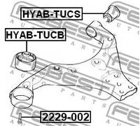 Boccola braccio oscillante posteriore HYAB-TUCS FEBEST per KIA HYUNDAI