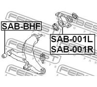 FEBEST SAB-001L Supporto braccio oscillante