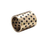 Boccola con flangia. Set di 5 boccole in ottone grafite autolubrificante, cuscinetti a manicotto in lega rame senza olio, dimensioni assortite 4 mm e ID(4x8x8mm)