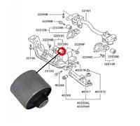 SILENTBLOCK TIRANTE POST TRASVERSALE PER BMW 3 E91 325I MERCEDES CLASSE B B180