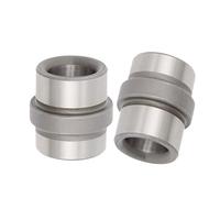 Boccola di guida di espulsione for parti di stampo 2 pezzi 25mm * 120/130/140/150mm Boccole di guida diritte in gomma plastica con collare Cuscinetti industriali(25x140mm)