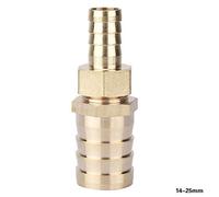 Boccola di riduzione con spinato in ottone Raccordo per tubo con filettatura femmina Adattatore connettore Professionale Durevole Antiruggine Resistenza all'alta pressione per (14-25 mm)