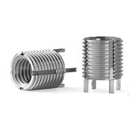 Boccola di riparazione filettata in acciaio inossidabile 303 M2x M4 ~ M12x M160 con dado a manicotto for vite di piede a spina(M4xM6x6 (5pcs))