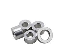 Boccola distanziale in alluminio, 5/10pz M3 M4 M5 M6 M8 M10 Guarnizione rondella boccola in alluminio spessore 2-30mm(L 12mm,M6x10xL 10pcs)