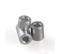 Boccola distanziale in alluminio, Set di guarnizioni for boccole in alluminio M3 M4 M5 - Rondelle piatte e distanziali senza filettatura(M4 10PCS T 4mm)