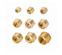 Boccola esagonale Adattatore femmina, Adattatore maschio femmina con boccola esagonale di riduzione BSP in ottone for carburante, acqua, gasolio, diverse misure(1/8F to 1/2M)