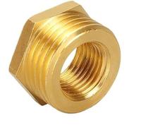 Boccola esagonale Adattatore femmina, Adattatore maschio-femmina con boccola esagonale di riduzione BSP in ottone for carburante, acqua, gasolio, diverse misure(F 1/8" To M 3/8")