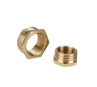 Boccola esagonale Adattatore femmina, Adattatore maschio-femmina con boccola esagonale di riduzione in ottone for carburante, acqua, gasolio da 1/8" a 1"(5pcs,2001-01-02 00:00:00)
